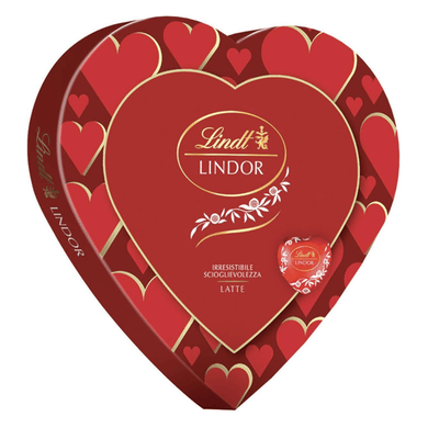 Lindt Lindor Latte Hjärtask, 96 g