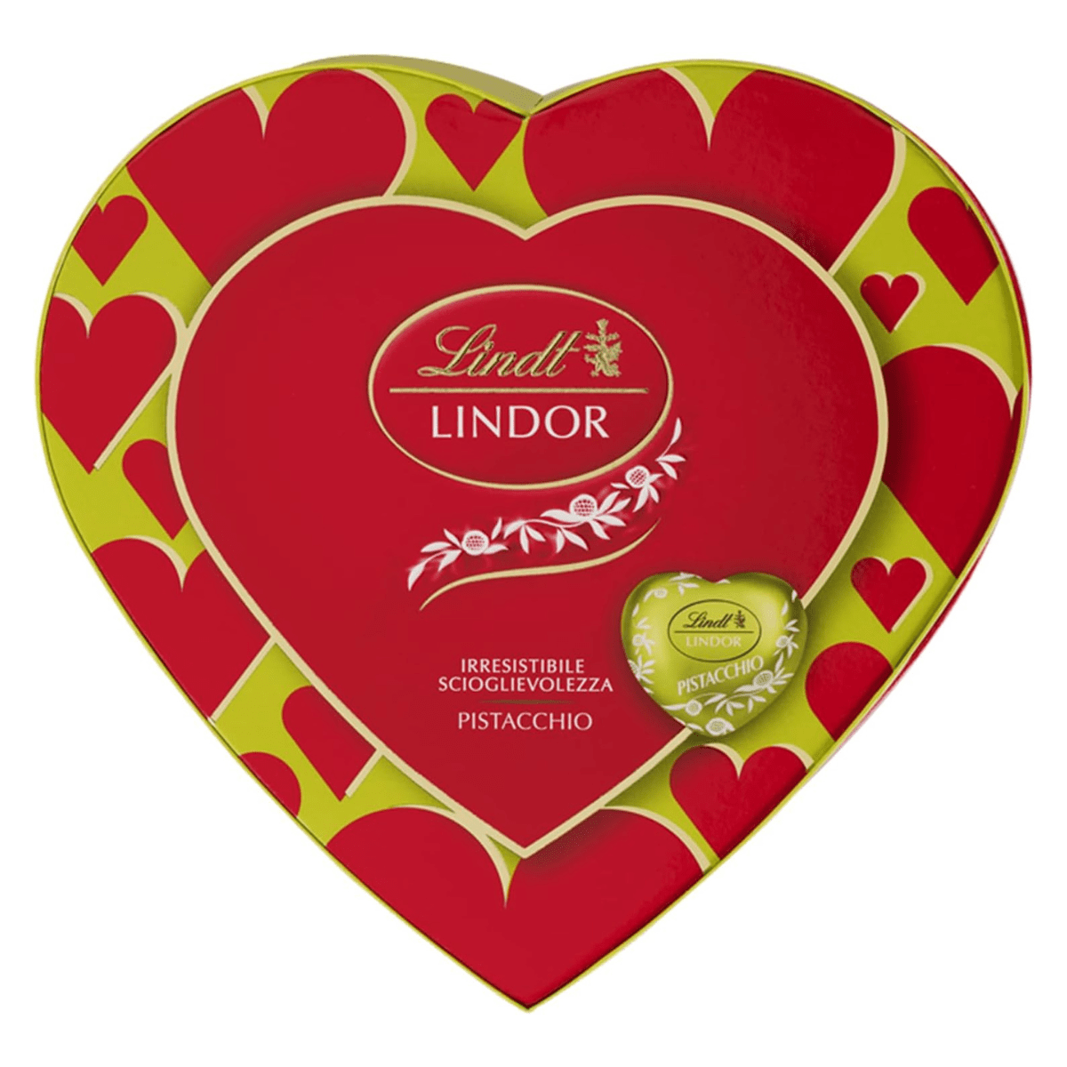 Lindt Lindor Pistachio Heart Box, 82 g - Lastenurk.com