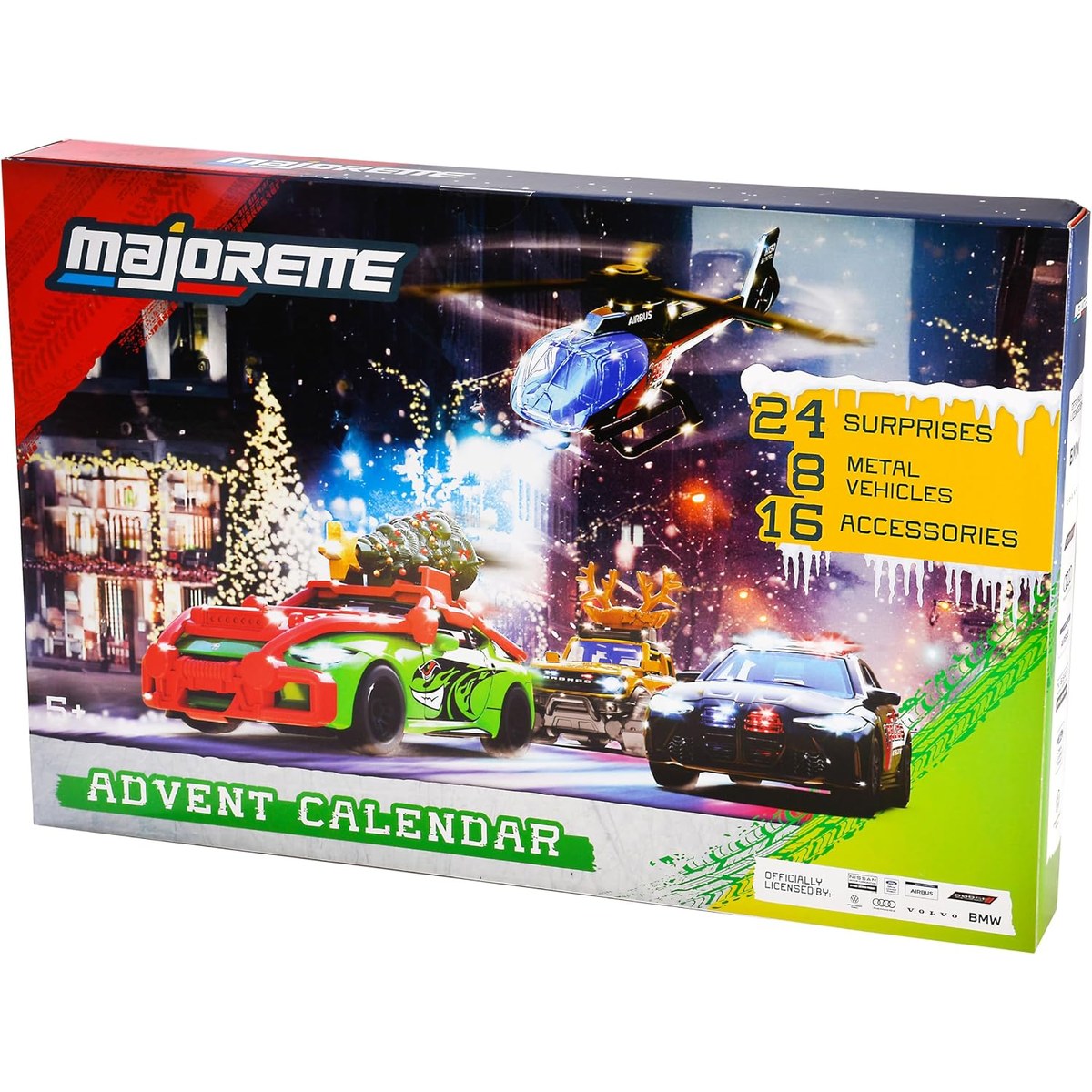 Front of the Majorette advent calendar box