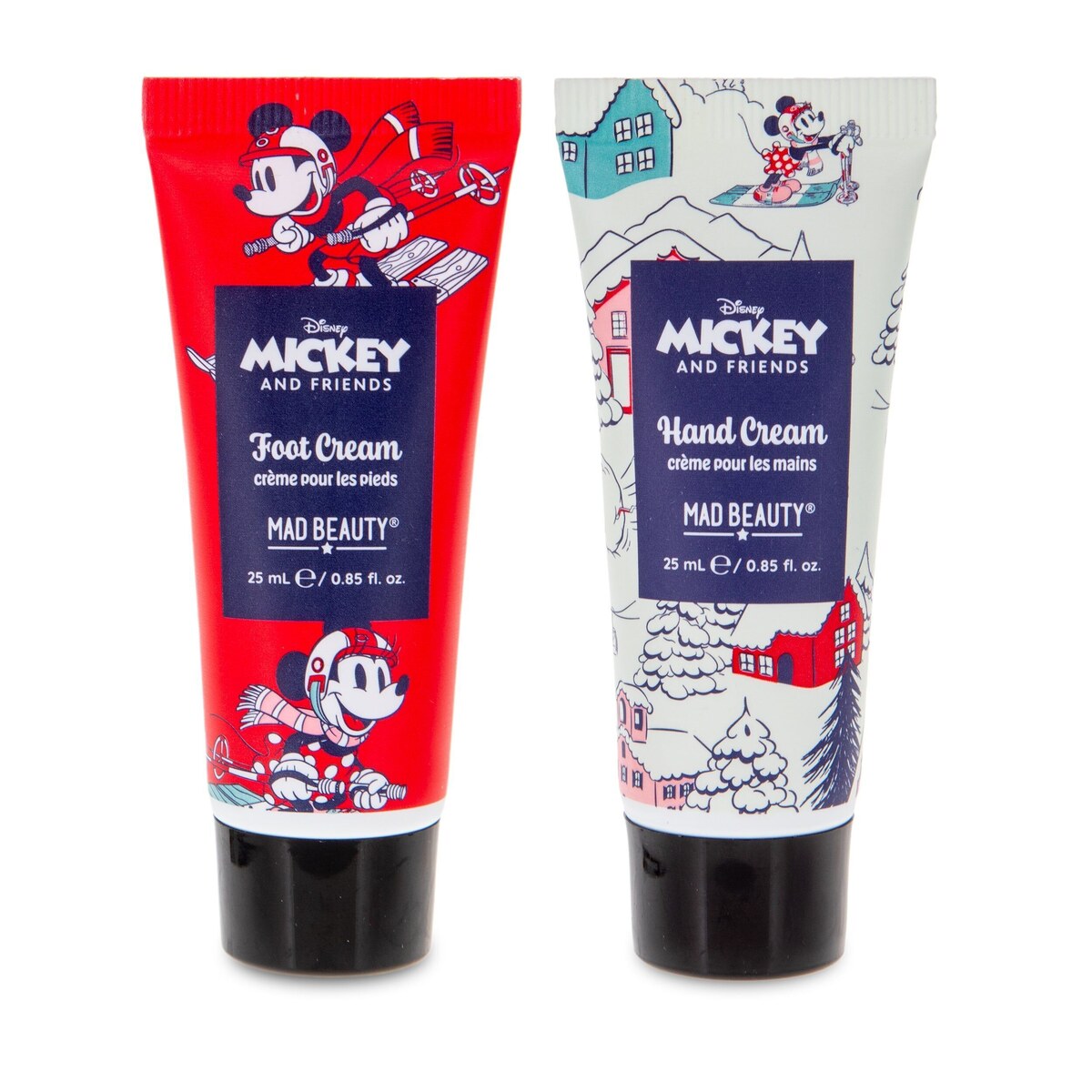 Mickey & Friends jalakreemi ja kätekreemi tuubid