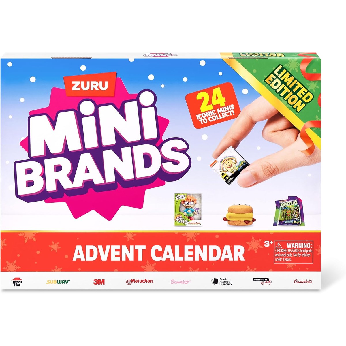 Mini Brands -adventtikalenterin laatikon etupuoli