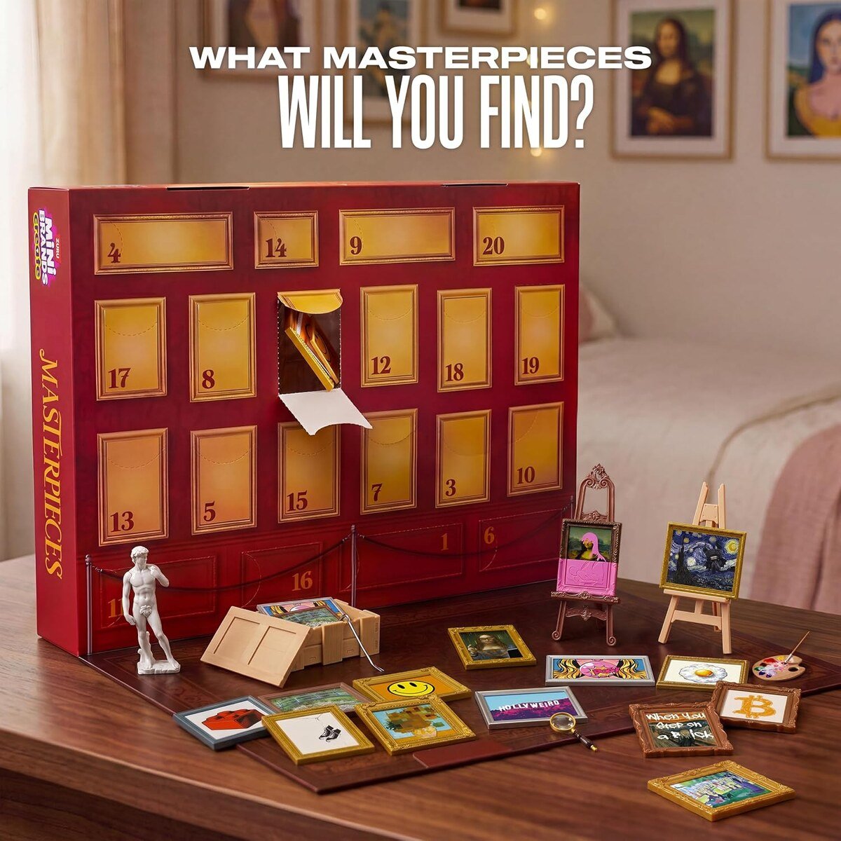 Mini Brands Masterpieces advent calendar 2026 - Lastenurk.com