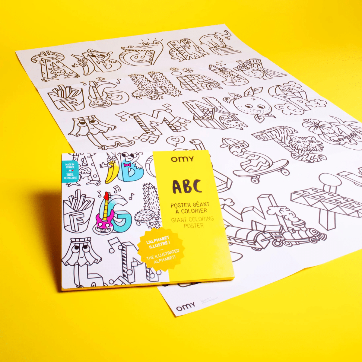 OMY Giant Colouring Poster — ABC - Lastenurk.com