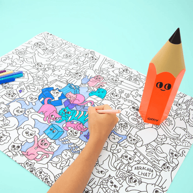 OMY Giant Pencil Holder — oranž
