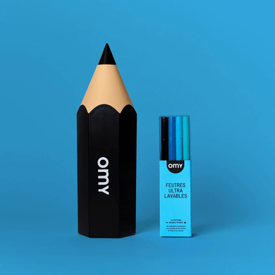 OMY Giant Pencil Holder + ülipesukindlate markerite komplekt