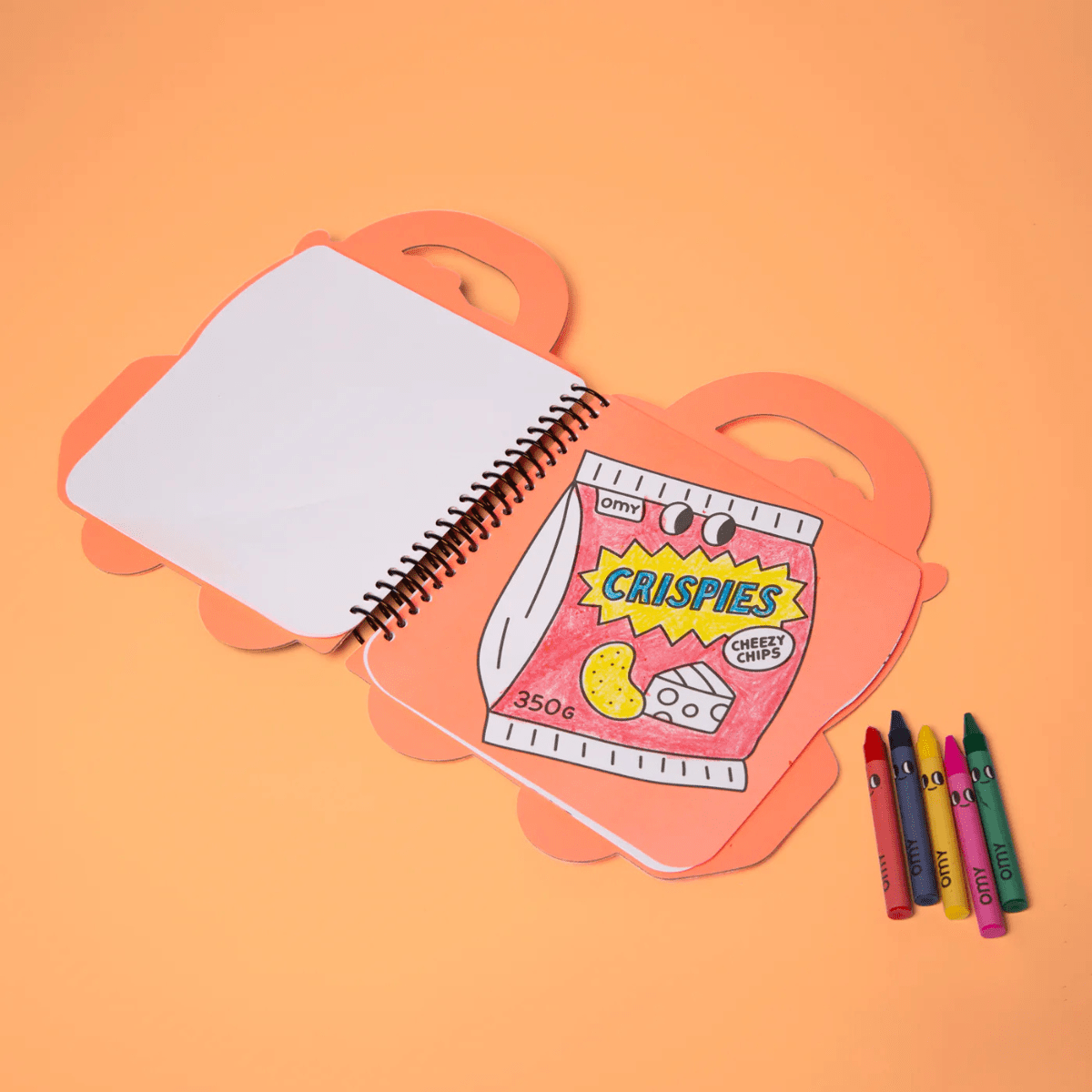 OMY Super Colouring Book with Stickers — Yummy - Lastenurk.com