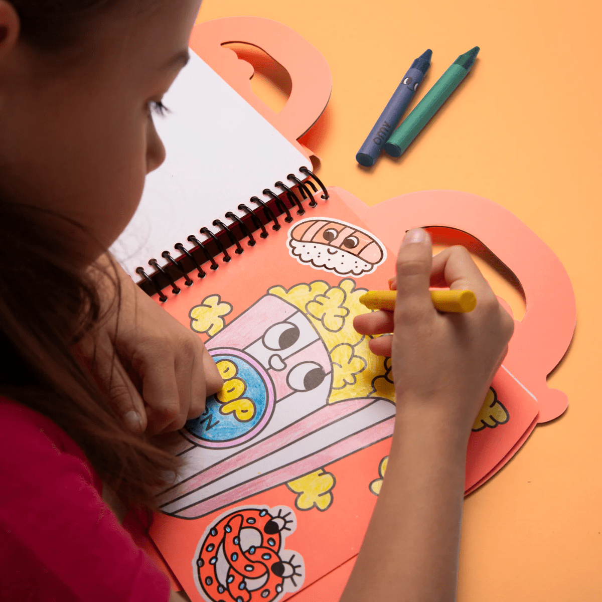 OMY Super Colouring Book with Stickers — Yummy