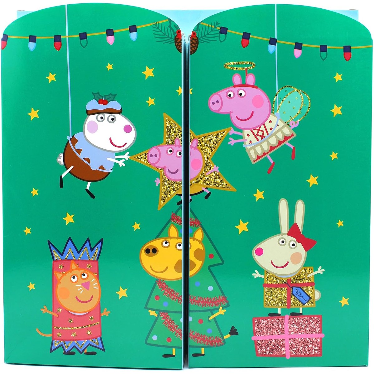 Green front of the Peppa Pig calendar