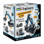 Revell Engineers advendikalender — hüdrauliline ekskavaator
