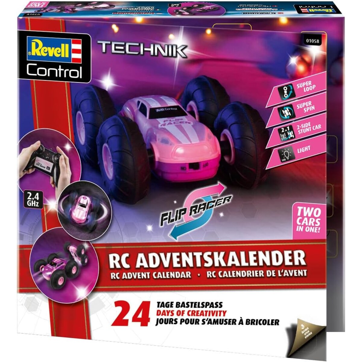 Revell RC Adventa kalendāra kastes priekšpuse