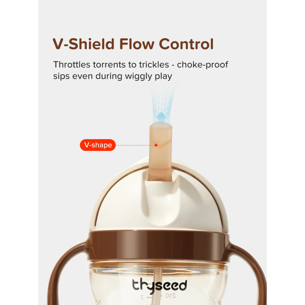 Thyseed Baby Straw Cup, 300ml - Lastenurk.com