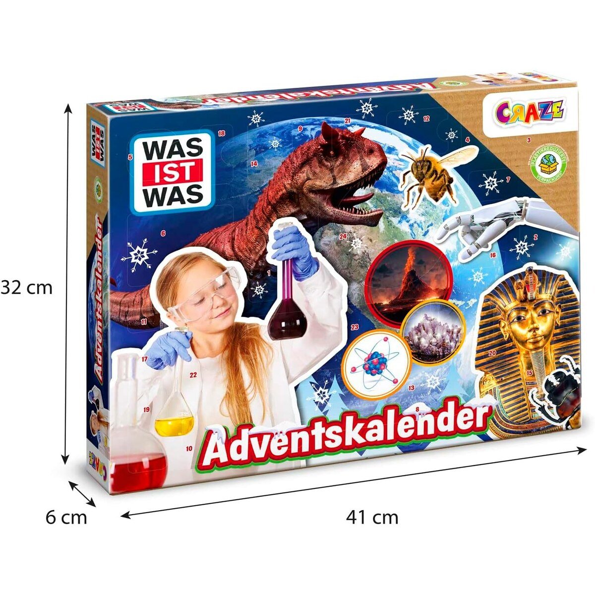 WAS IST WAS tiedekokeiden adventtikalenteri 2026 - Lastenurk.com