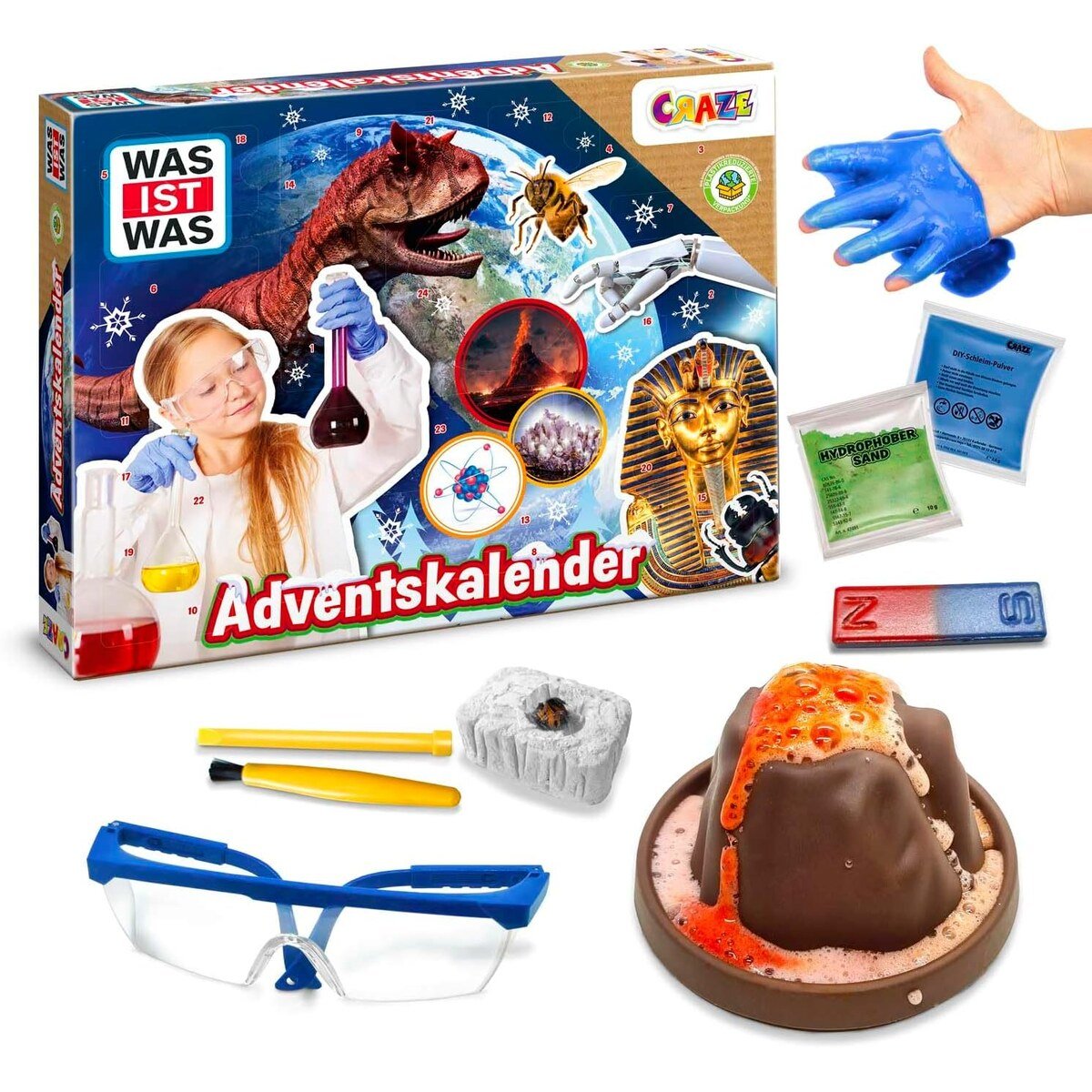 WAS IST WAS tiedekokeiden adventtikalenteri 2026 - Lastenurk.com