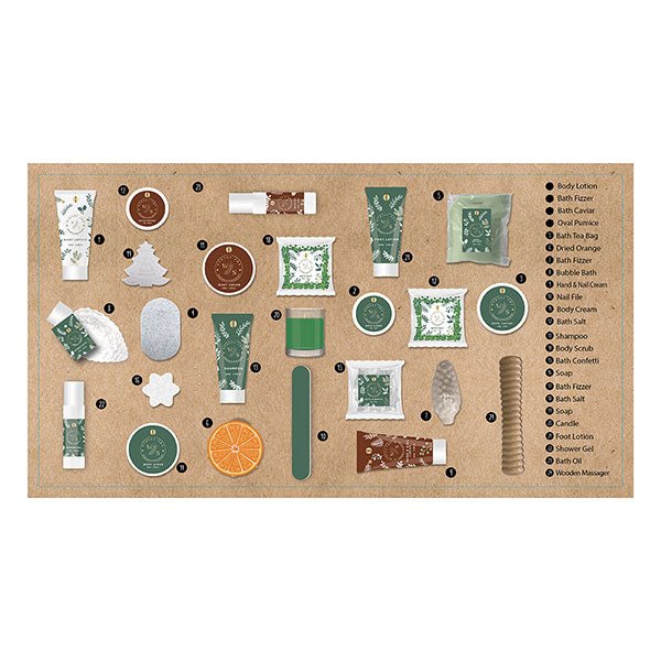 Winter Spa advent calendar - Lastenurk.com