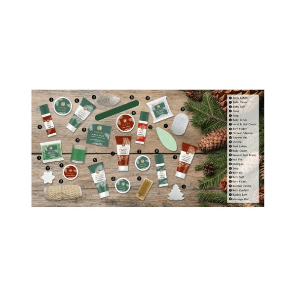 Winter Spa Wellness advent calendar - Lastenurk.com