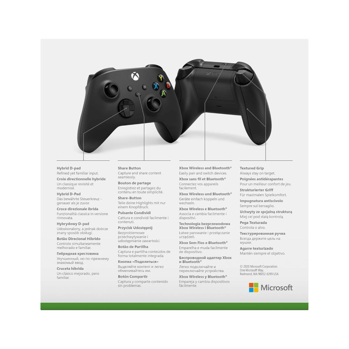 Xbox Wireless Controller — Carbon Black - Lastenurk.com